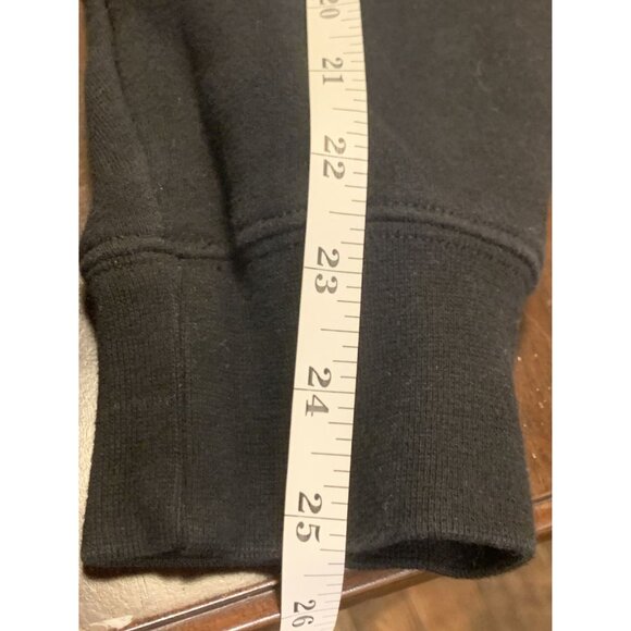 CAT Caterpillar Quarter Zip Canyon Sweatshirt Size XL Black - Picture 6 of 6